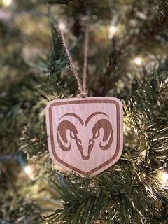 Custom Wood Christmas Ornament - 4" - OnEdge Laser Creations LLC